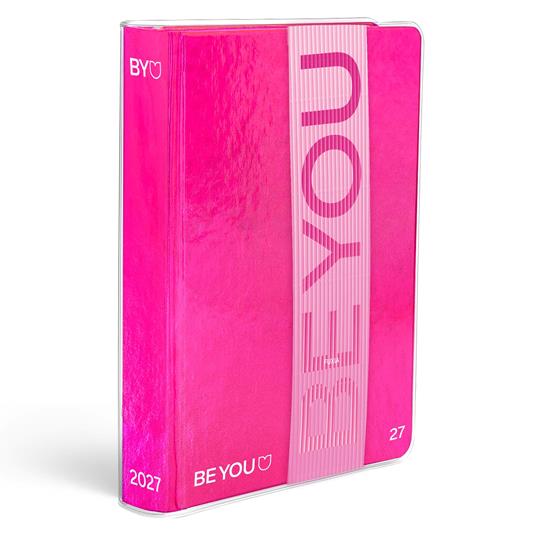 Diario scolatisco 12 mesi datato (settembre 2026-Agosto 2027) Beyou Fuxia Easy