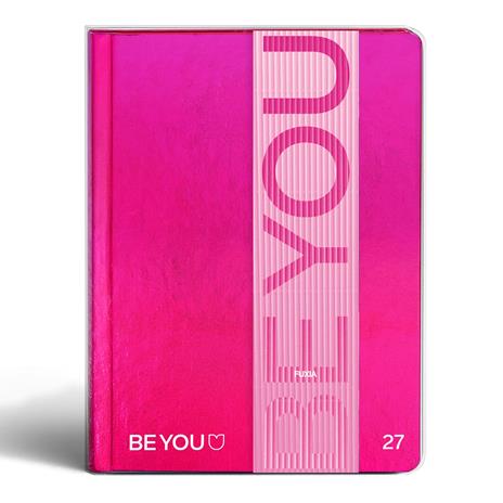 Diario scolatisco 12 mesi datato (settembre 2026-Agosto 2027) Beyou Fuxia Easy - 3