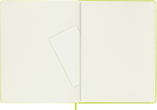 Taccuino Moleskine a righe X-Large copertina rigida Lemon. Verde - 4