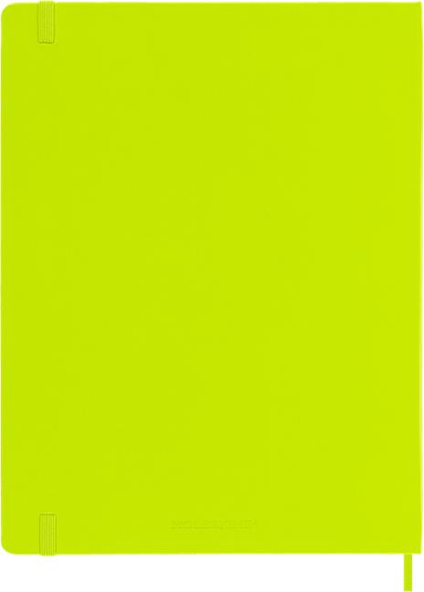Taccuino Moleskine a righe X-Large copertina rigida Lemon. Verde - 5