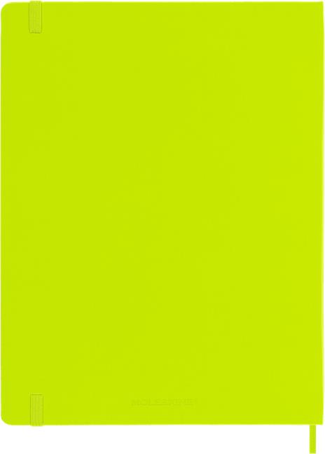 Taccuino Moleskine a pagine bianche X-Large copertina rigida Lemon. Verde - 5