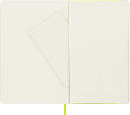 Taccuino Moleskine a pagine bianche Large copertina morbida Lemon. Verde - 4