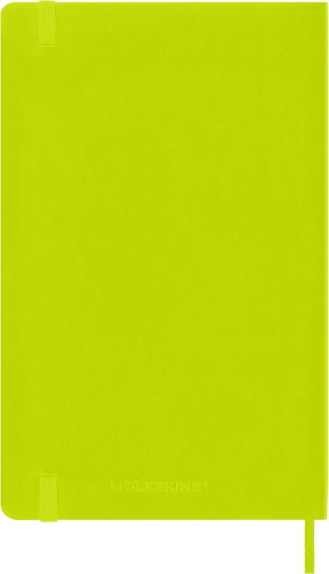 Taccuino Moleskine a pagine bianche Large copertina morbida Lemon. Verde - 5