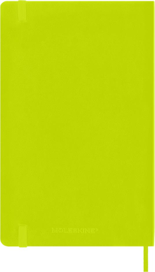 Taccuino Moleskine a pagine bianche Large copertina morbida Lemon. Verde - 5