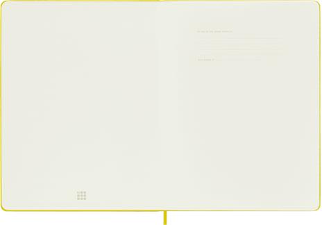Taccuino Moleskine, a righe, Large, copertina rigida - Seta giallo paglia - 2