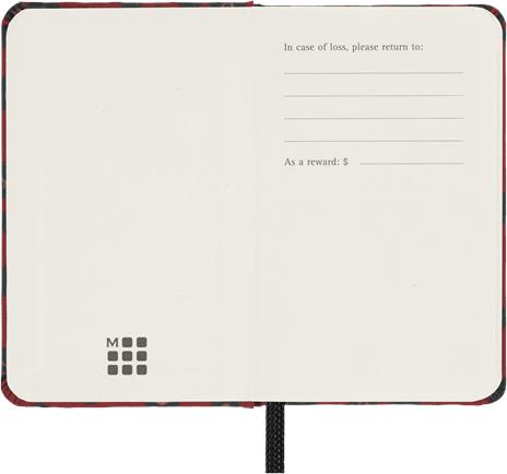 Taccuino Moleskine Silk XS, pagine bianche, copertina rigida, con Gift Box, Bordeaux  - 6,5 x 10,5 cm - 4