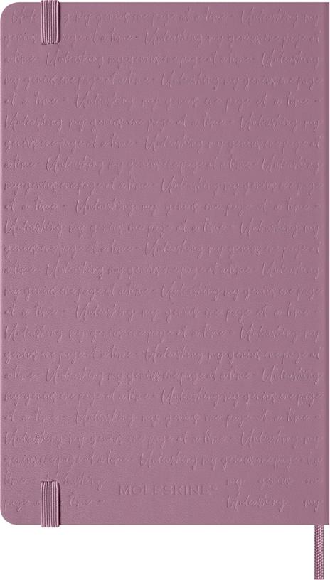 Taccuino Moleskine grande bianco  Copertina rigida  Rosa Majestic - 2