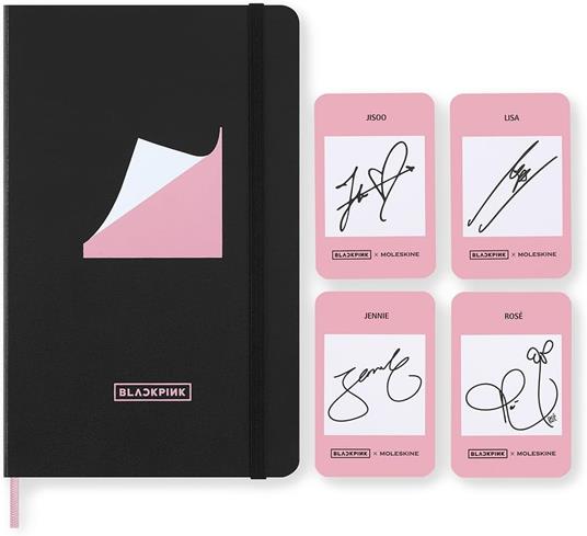 Taccuino Moleskine grande a righe Blackpink – Notebook da collezione - 2