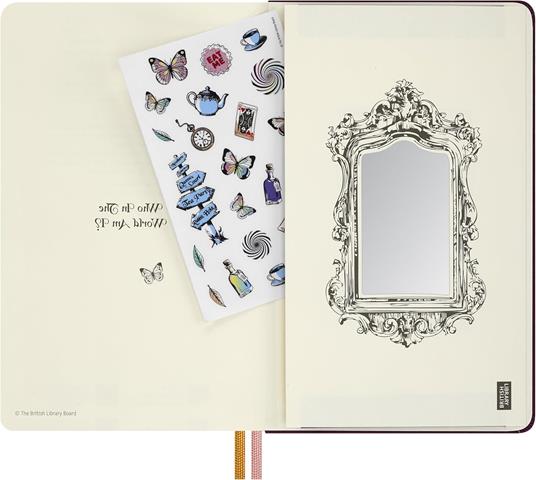 Notebook Moleskine pagina bianca Alice in Wonderland 13x21 - 6