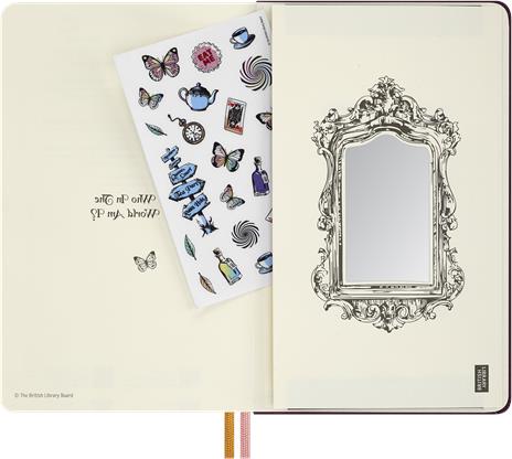 Notebook Moleskine pagina bianca Alice in Wonderland 13x21 - 7