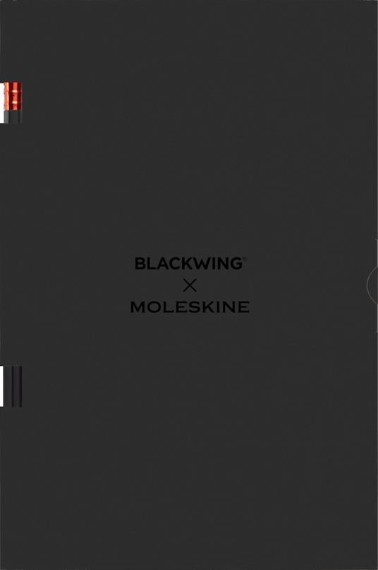 Blackwing X Moleskine - Set 2 Matite Soft + 2 Quaderni Cahier A Pagine Bianche
