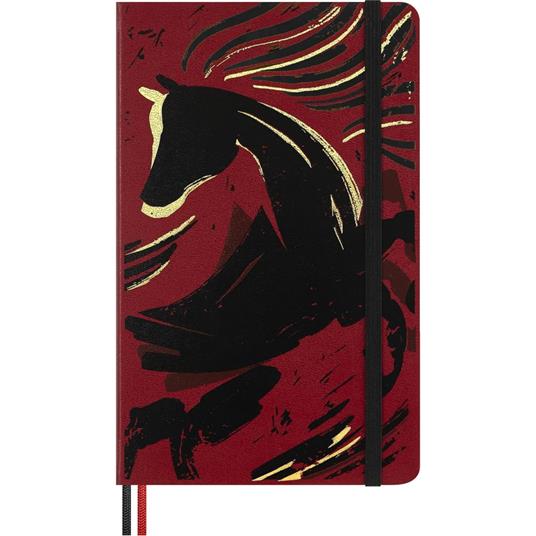 Moleskine Taccuino Notebook, Large, Anno del Cavallo 2026, a righe