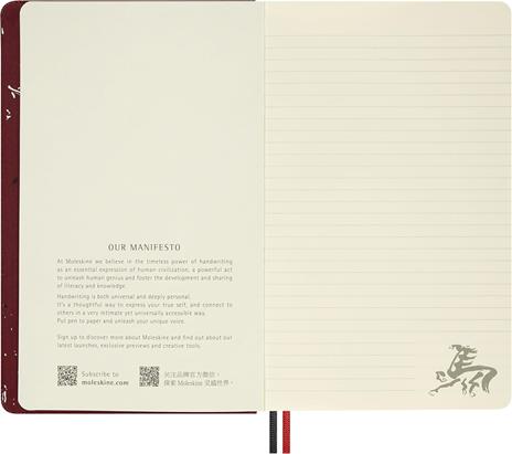 Moleskine Taccuino Notebook, Large, Anno del Cavallo 2026, a righe - 5