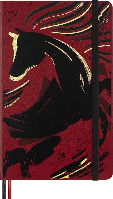 Cofanetto Moleskine a Tema Anno del cavallo. Taccuino e 4 matite Blackwing con scatola regalo - 5
