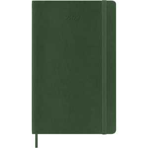 Cartoleria Agenda Moleskine 2027 12 mesi giornaliera large verde morbida Moleskine