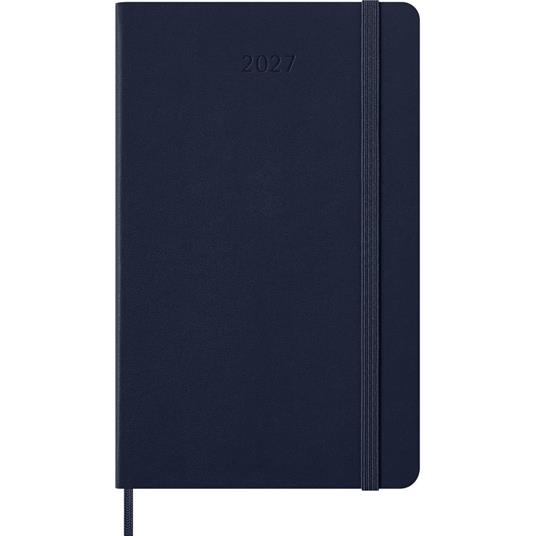 Agenda Moleskine 12 mesi giornaliera large blu rigida