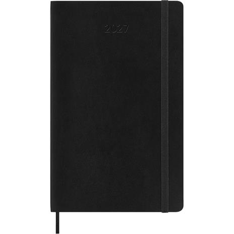Agenda Moleskine 12 mesi giornaliera large nera morbida