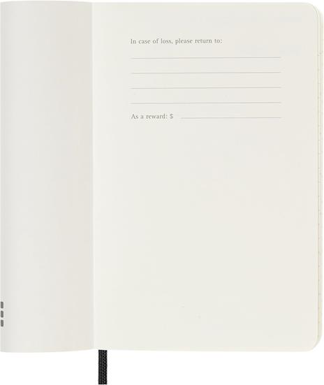 Agenda Moleskine 2027 12 mesi giornaliera pocket nera morbida - 2