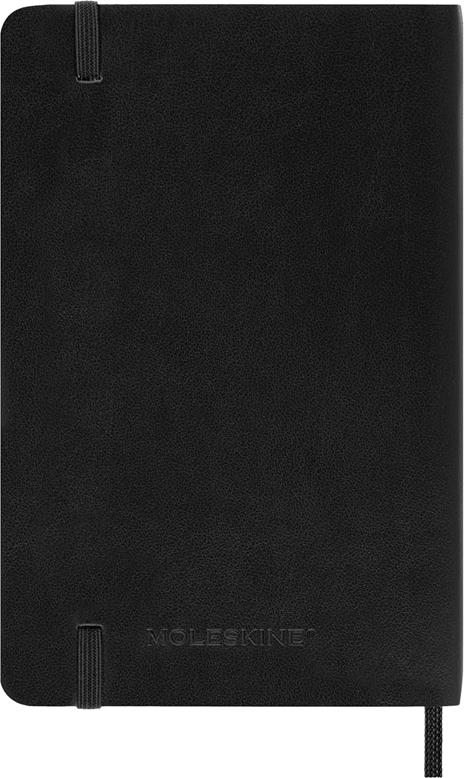 Agenda Moleskine 2027 12 mesi settimanale orizzontale pocket nera morbida - 6