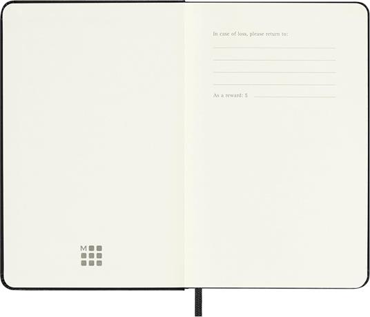 Agenda Moleskine 2027 12 mesi settimanale verticale pocket nera rigida - 2