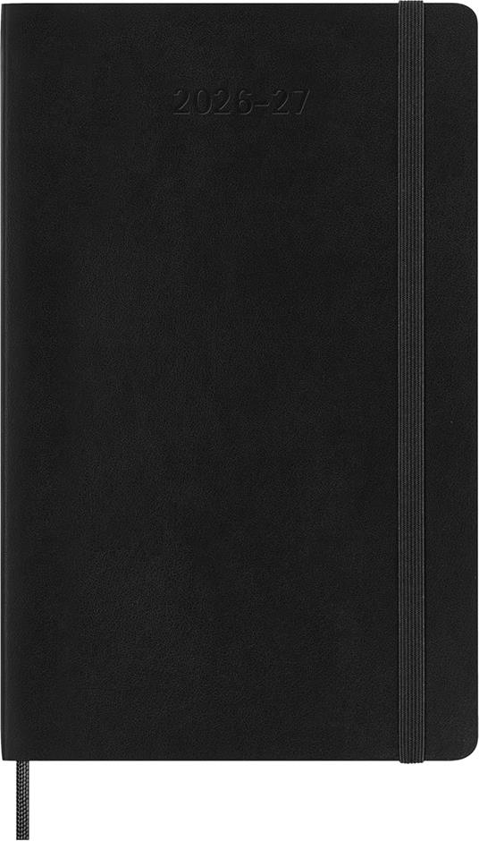 Agenda Moleskine 18 mesi giornaliera large nera morbida - 4