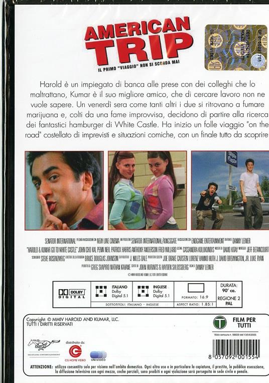 American Trip di Danny Leiner - DVD - 2