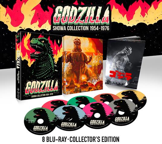 Godzilla - Showa Collection 1954-1976 (Collector's Edition) (8 Blu-ray) di Michael Dougherty,Motoyoshi Oda,Jun Fukuda,Ishiro Honda