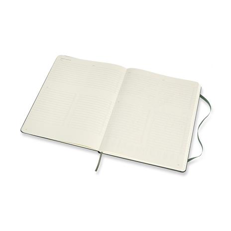Taccuino Pro Moleskine XL copertina rigida verde. Forest Green - 5