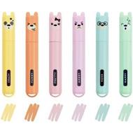 Set di 6 mini evidenziatori pastello Legami - Teddy'S Style - Teddy Bear