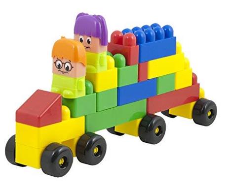Miniland Blocchi Super Personaggi 96 Pezzi, Multicolore, 32338 - 2