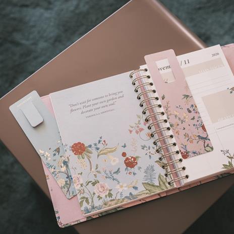 Agenda 2026-2027 17 mesi settimanale Seasonal Flowers - 4