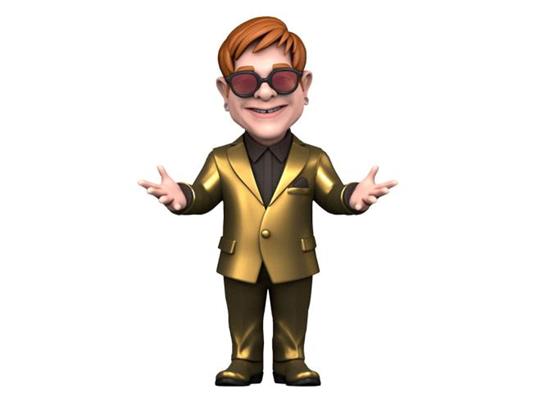 Elton John Minix Figura Elton John New 12 Cm Minix