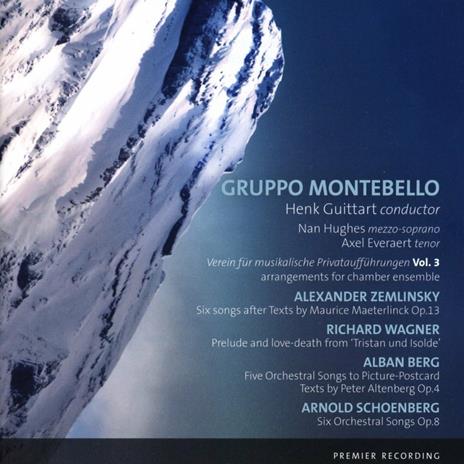Verein fur musikalische privatauffuhrungen vol.3 - CD Audio di Alban Berg,Arnold Schönberg,Richard Wagner,Alexander Von Zemlinsky,Gruppo Montebello