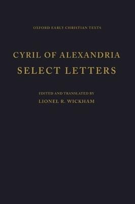 Selected Letters - Cyril of Alexandria - cover