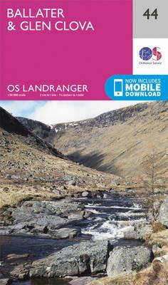 Ballater, Glen Clova - Ordnance Survey - cover