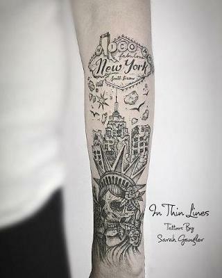 In thin lines: Fine Line Tattoo Works of Sarah Gaugler - Michael Gaugler,Sarah Gaugler - cover