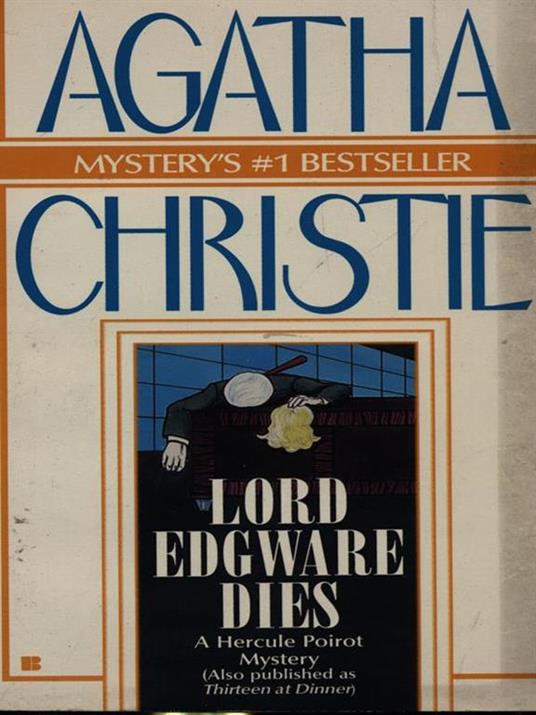 Lord Edgware dies - Agatha Christie - copertina