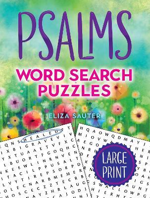 Psalms Word Search Puzzles (Large Print) - Eliza Sauter - cover