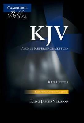 KJV Pocket Reference Bible, Black French Morocco Leather with Zip Fastener, Red-letter Text, KJ243:XRZ Black French Morocco Leather, with Zip Fastener - cover