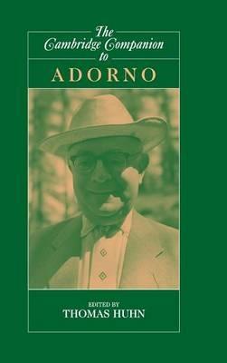 The Cambridge Companion to Adorno - cover