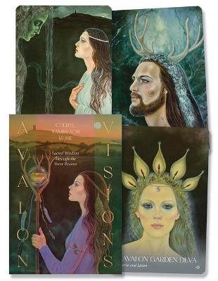 Avalon Visions Oracle: Sacred Wisdom Through the Three Realms - Cheryl Yambrach Rose - cover