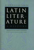 Latin Literature: A History - Gian Biagio Conte - cover