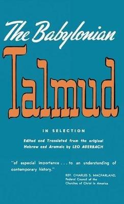 Babylonian Talmud - Leo Auerbach - cover