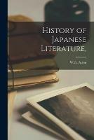 Libro in inglese History of Japanese Literature, 