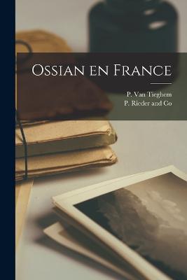 Ossian en France - P Van Tieghem - cover