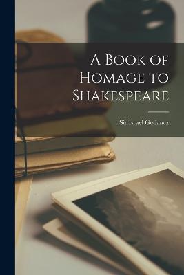 A Book of Homage to Shakespeare - cover