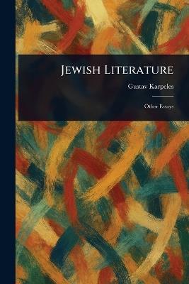 Jewish Literature - Gustav Karpeles - cover