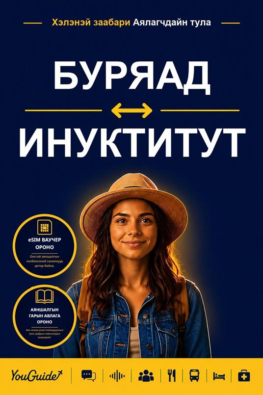 The Language Guide for Travelers - Buryat to Inuktitut