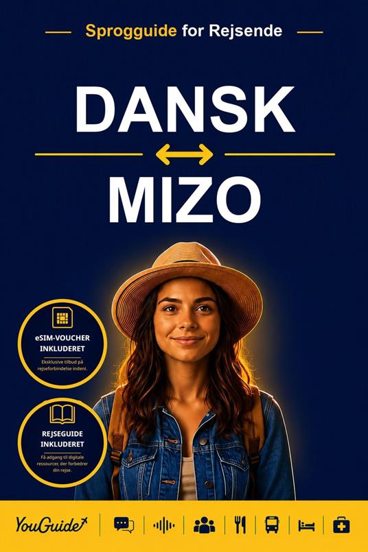 The Language Guide for Travelers - Danish to Mizo