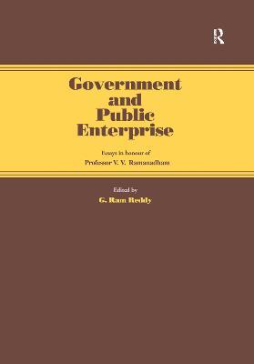 Government and Public Enterprise: Essays in Honour of Professor V.V. Ramanadham - G. Ram Reddy - cover
